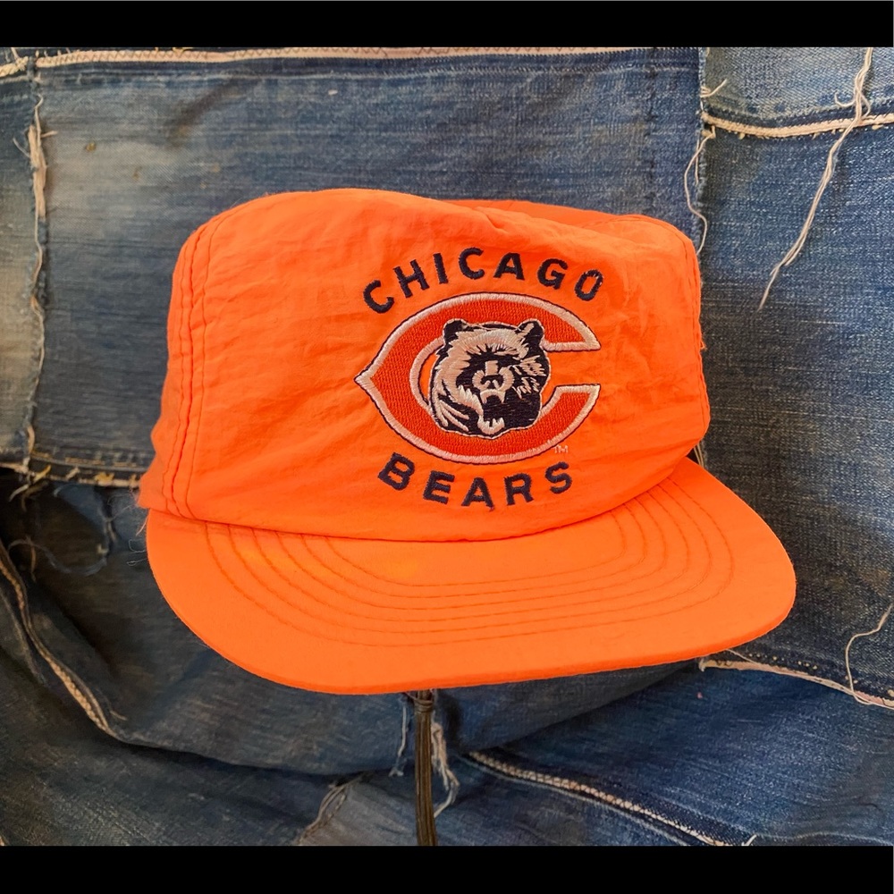 Vintage 90s Snap Back NFL Chicago Bears Cap